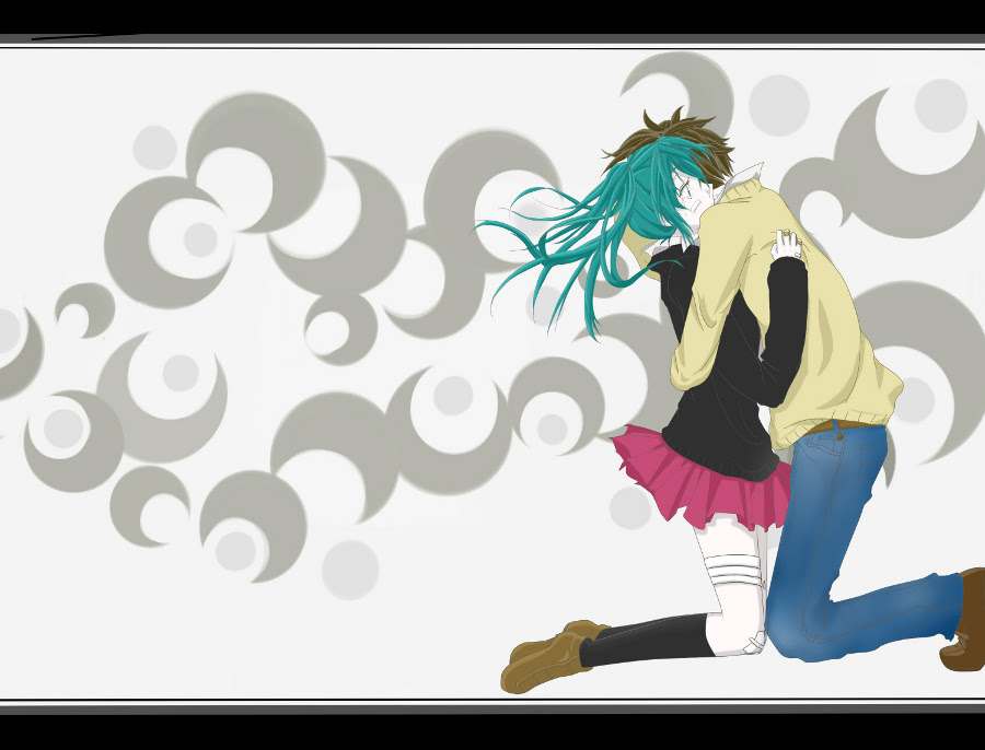 Wallpaper Hatsune Miku Rolling Girl by kazeyomi Wallpaper Hatsune Miku Rolling Girl by kazeyomi