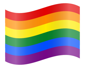 Rainbow flag (LGBT movement) LGBT (lesbian, ga...