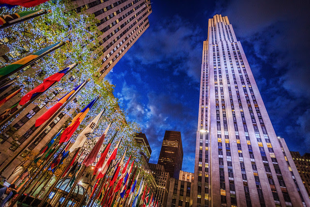 Rockefeller Center at Night