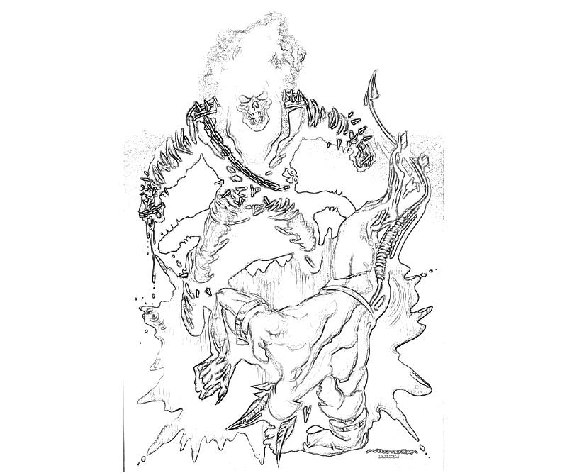 Disegni Da Colorare Ghost Rider