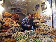 Bolinhos marroquinos à venda em Marrakech