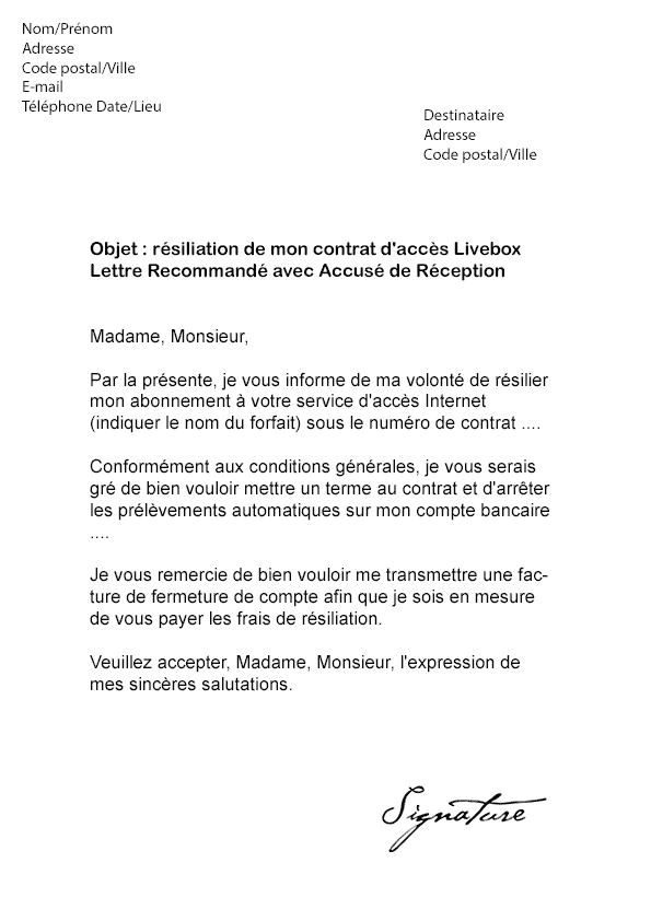 Modèle De Lettre D Engagement De Paiement  Exemple de Lettre
