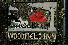 Sign, Woodfield Inn