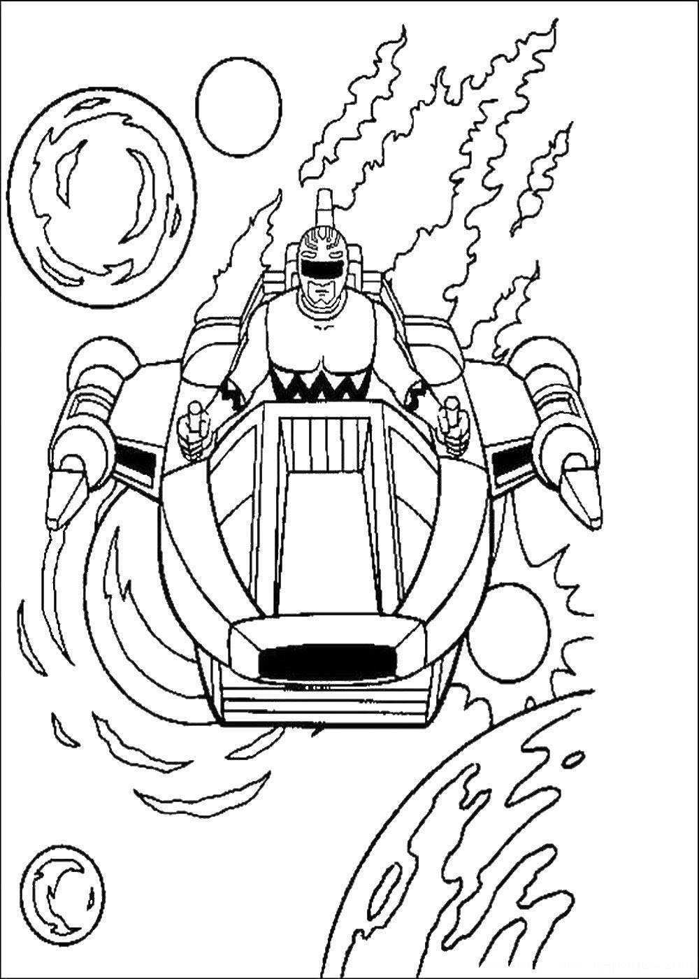Kumpulan Sketsa Gambar Power Ranger Untuk Diwarnai