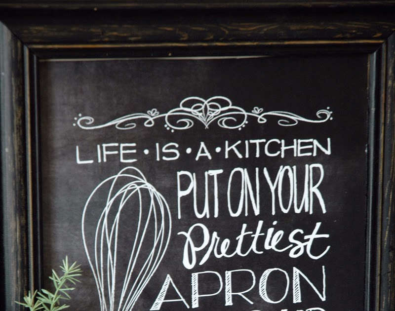 DAANIS: Kitchen Chalkboard Art Ideas