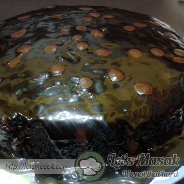 Cara Membuat Resepi kek coklat moist leleh - Foody Bloggers