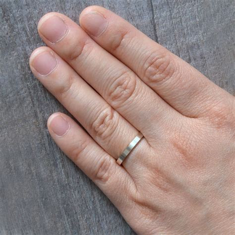 2mm flat wedding band wedding ring stackable by huiyi tan 2mm flat wedding band wedding ring stackable by huiyi tan