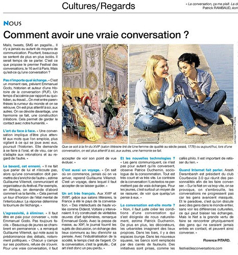 Interview de Arash Derambarsh (Président du Club "Courbevoie 3.0") dans le journal Ouest-France by Arash Derambarsh