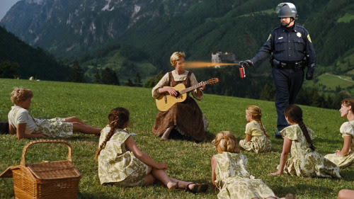 “Here at the University Of Austria we like to have beautiful musical times whilst sitting in the park! Sing along, everybody, and let us rejoice in the wonder of some traditional folk songsAUAUAUHAGAHAGAHAGAHHGHHHHHHHHHHHHHHHHHH”