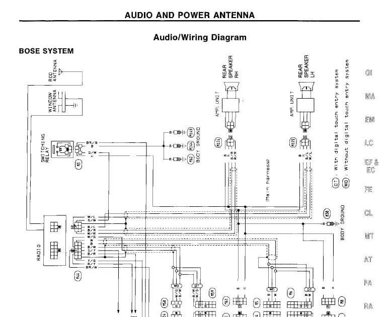Wiring Diagram For Nissan Car Stereo - ARIQAHSPROPERTY