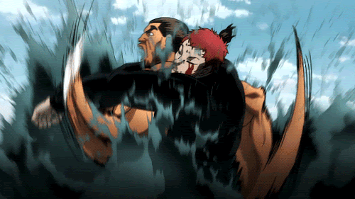 Yujiro Hanma Back Gif - Zerocloud Wallpaper