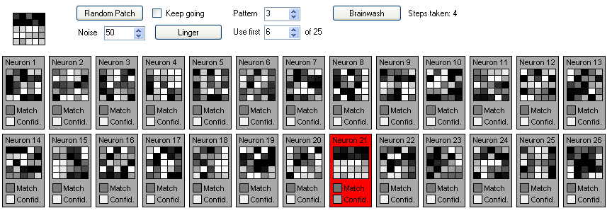Pattern Sniffer screen shot