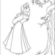 Coloring And Drawing Princess Aurora Coloring Pages