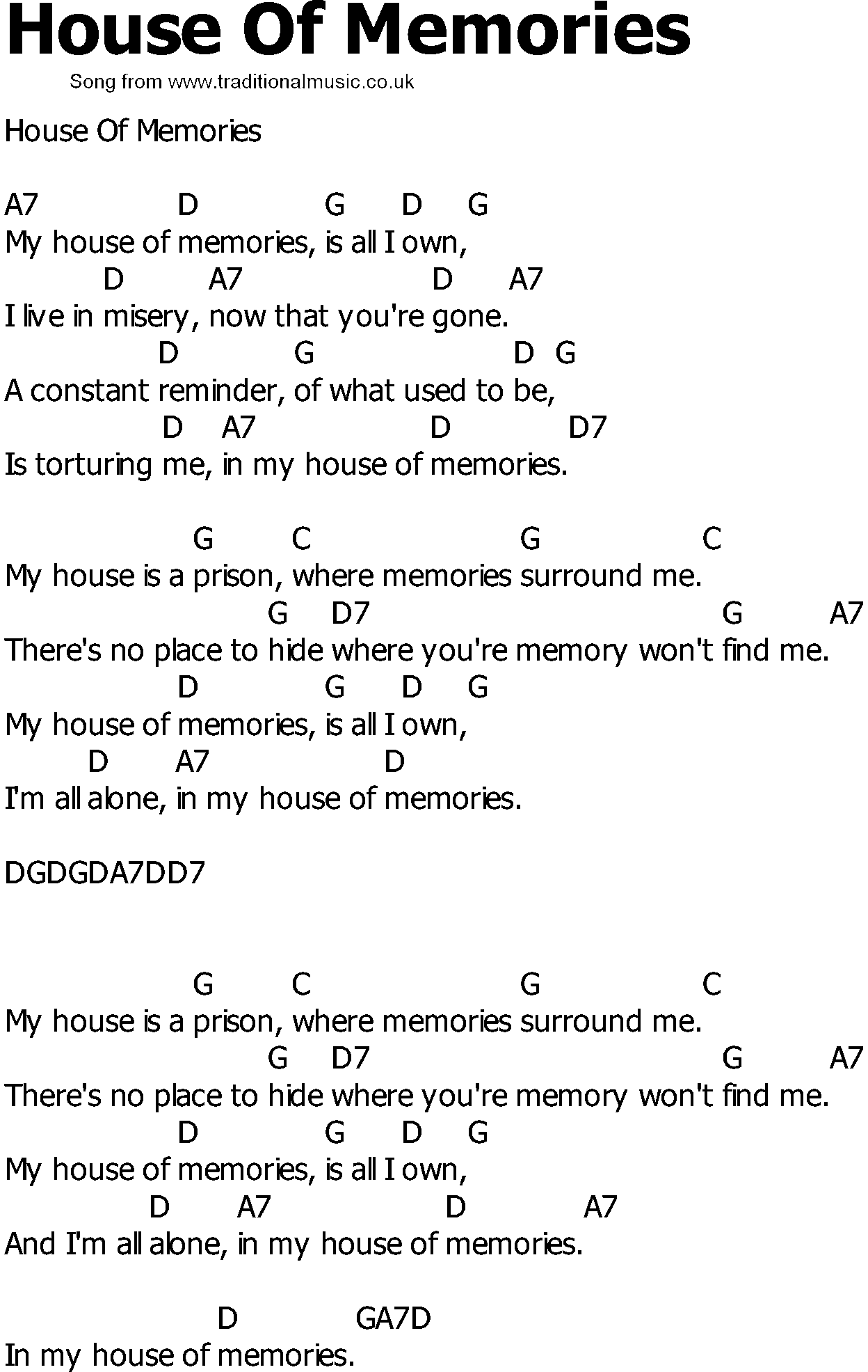+ house of memories lyrics | #The Expert