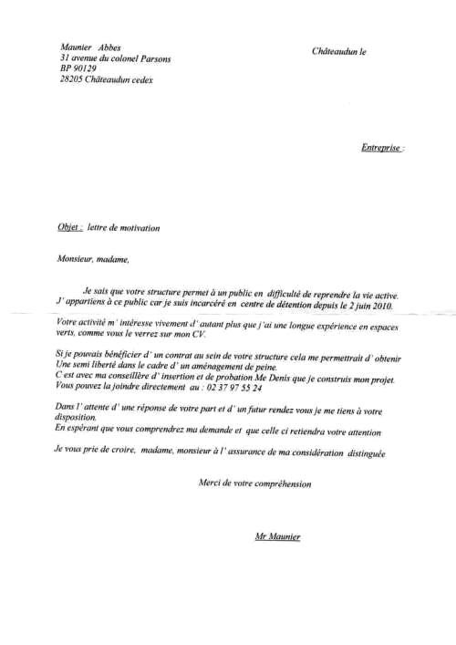 Lettre De Motivation Jardinier Espace Vert Sacin Quotes