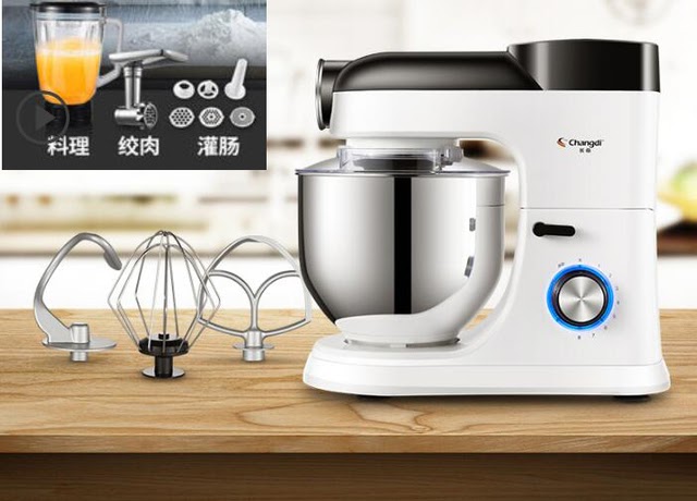 Cheap 5L 1000W electric chef home cooking 8 speed food stand mixer