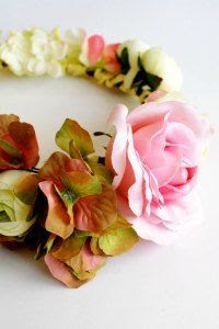 diy floral crown tutorial, craft, uk, blogger