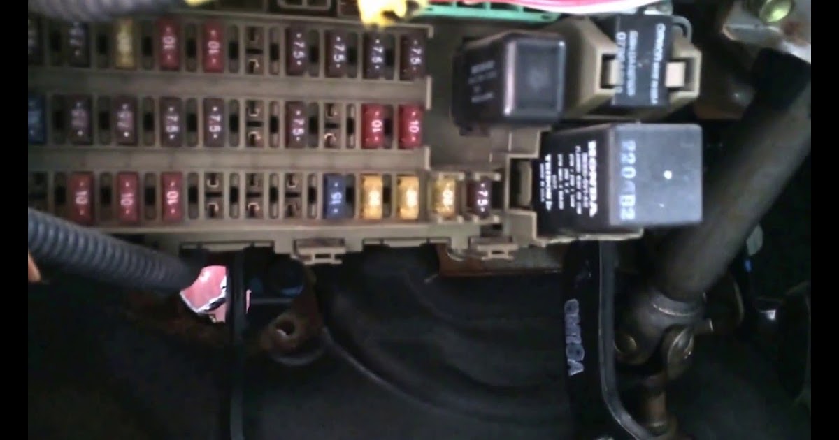 2001 Honda Accord Fuse Box