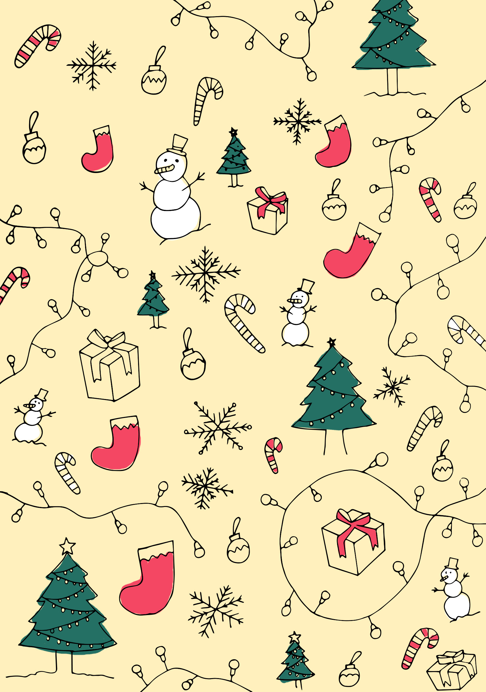 Christmas Themed Printable Paper