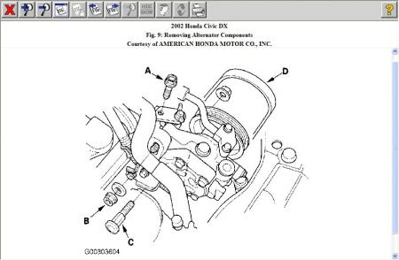 2002 Honda Civic Alternator Wiring Diagram - Honda Civic