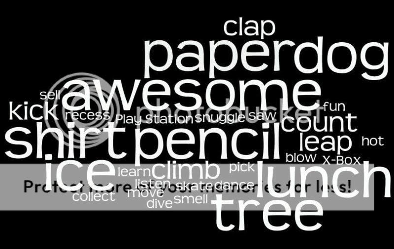 Mrs. Lewis' Learning Library Wordle in the classroom