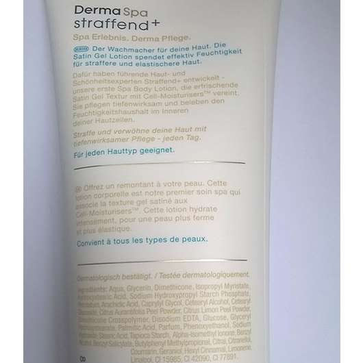 Dove DermaSpa Straffend+ Body Lotion