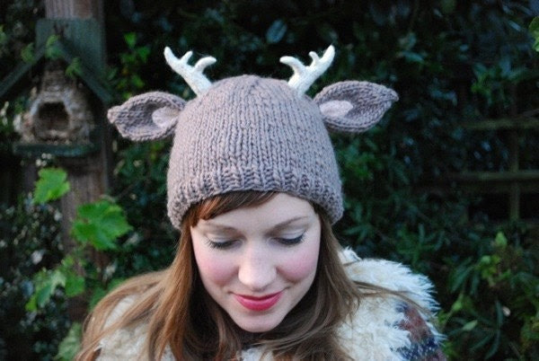 deer with little antlers hat KNITTING PATTERN - TinyOwlKnitsPatterns deer with little antlers hat KNITTING PATTERN - TinyOwlKnitsPatterns