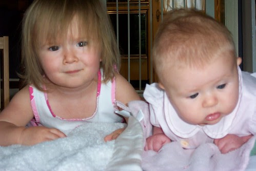 Celeste and Quinn Tummytime