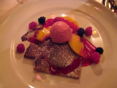 Chez Panisse - August 2009 - Middleton Gardens Raspberry Ice Cream Crepes