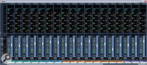 Although fairly systematic high-pass filtering is very sensible in home-studio mixing, as you can see in this screenshot from a recent Mix Rescue project, it's rarely beneficial to apply low-pass filtering in a similar way. Although fairly systematic high-pass filtering is very sensible in home-studio mixing, as you can see in this screenshot from a recent Mix Rescue project, it's rarely beneficial to apply low-pass filtering in a similar way.