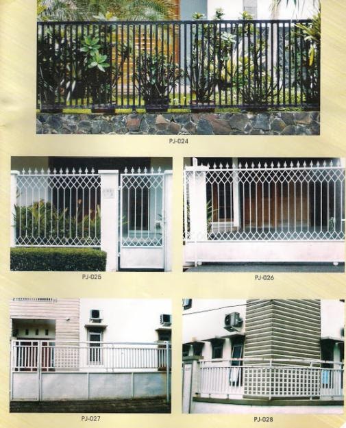 Bengkel Las Pagar  Minimalis  Di Malang  Pesan Pagar  Murah Contoh Gambar Rumah 