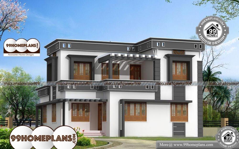 2 Story House Plans With Balcony - Architecture Home Decor
