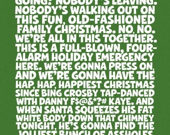 Christmas Vacation Rant  Clark Griswold Christmas Rant Funny Christmas