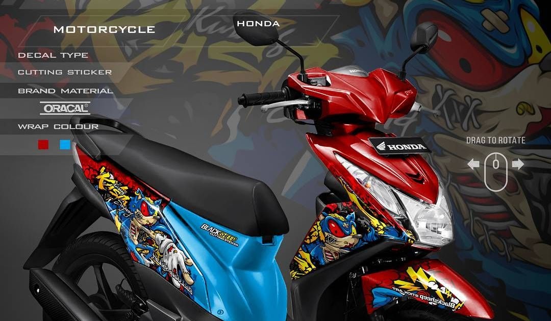 Modifikasi Skotlet Beat 2019