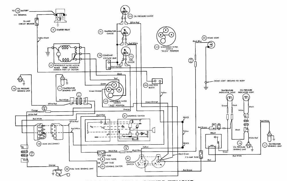 Wiring Diagram Windshield Wiper Motor | schematic and wiring diagram