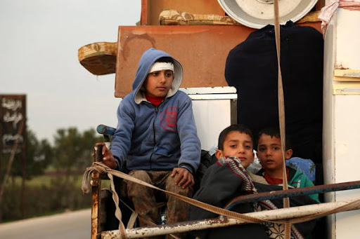 Risultati immagini per 390 mila sfollati in 2 mesi a Idlib