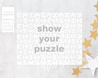 Download 110 pieces Puzzle Mockup / PSD Smart Object / Nordic ...