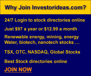Join Investor Ideas Members to access the Renewable Energy stocks directory, water stocks, biotech stocks, defense stocks directories and the Insiders Corner