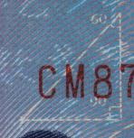 An enlargement of the triangle in the upper right corner of the 1999 edition of New Taiwan Dollar $1000 note, showing the 45 degree angle labled as 60 degrees.