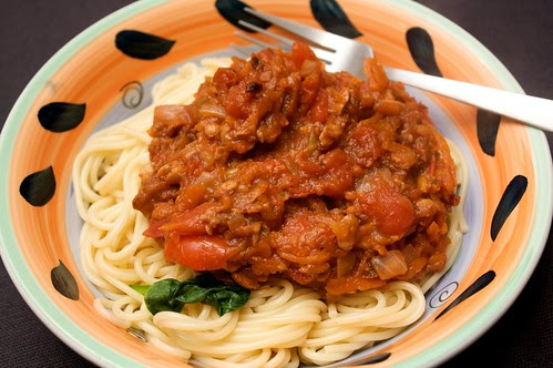 tempeh bolognaise