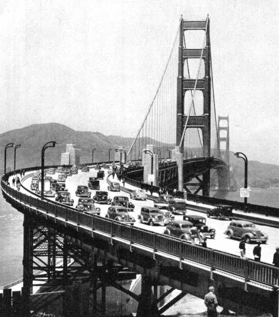The Golden Gate Bridge San Francisco 1940