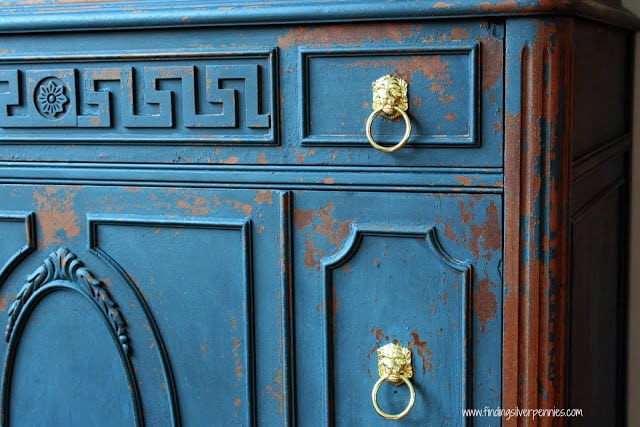 Jameson dresser makeover by Silver Pennies