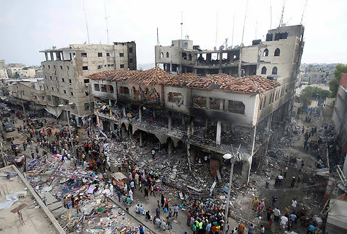 Destroyed industrial structure in Rafah (Photo: Reuters)
