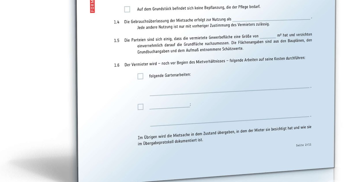 Nutzungsvertrag Grundstück Muster Kostenlos / Vorlage
