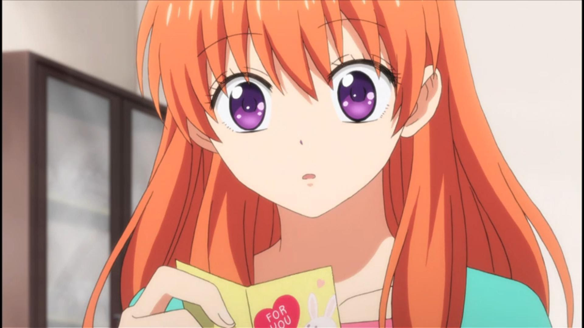 Anime Girl With Red Ribbon In Hair