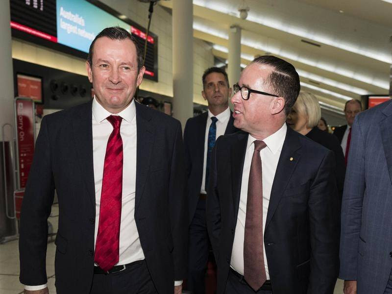WA premier, Qantas chief bury the hatchet