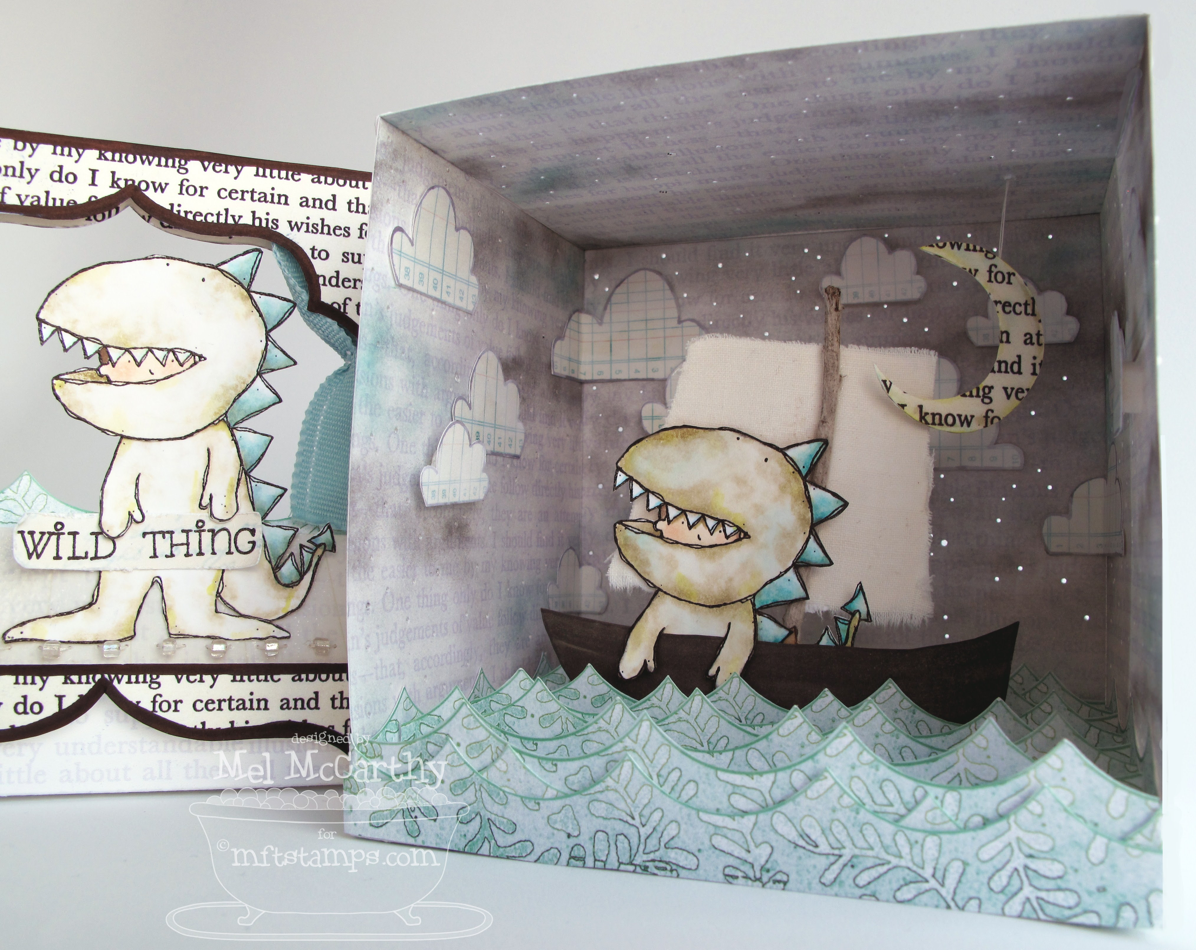 MFT Loveosaurus diorama INSIDE