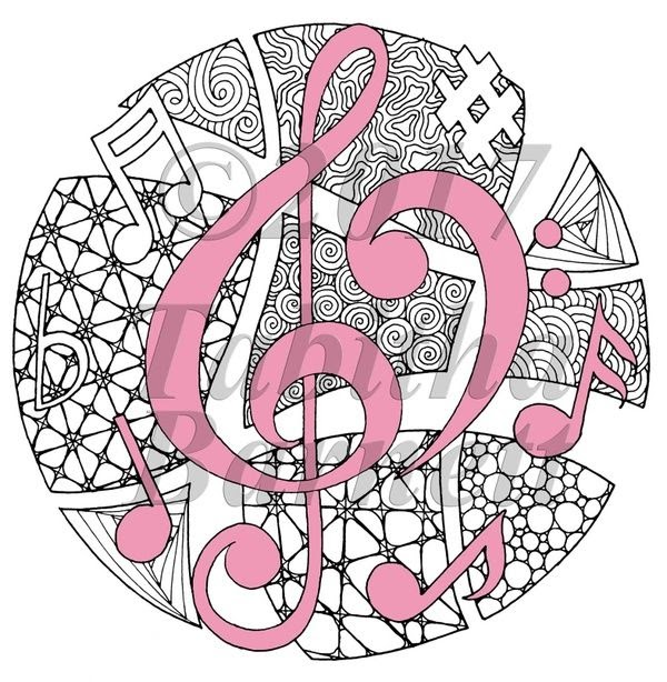 Tangled Flower Coloring Page - 84+ SVG File for DIY Machine