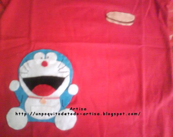 camiseta doreamon y dorayaki