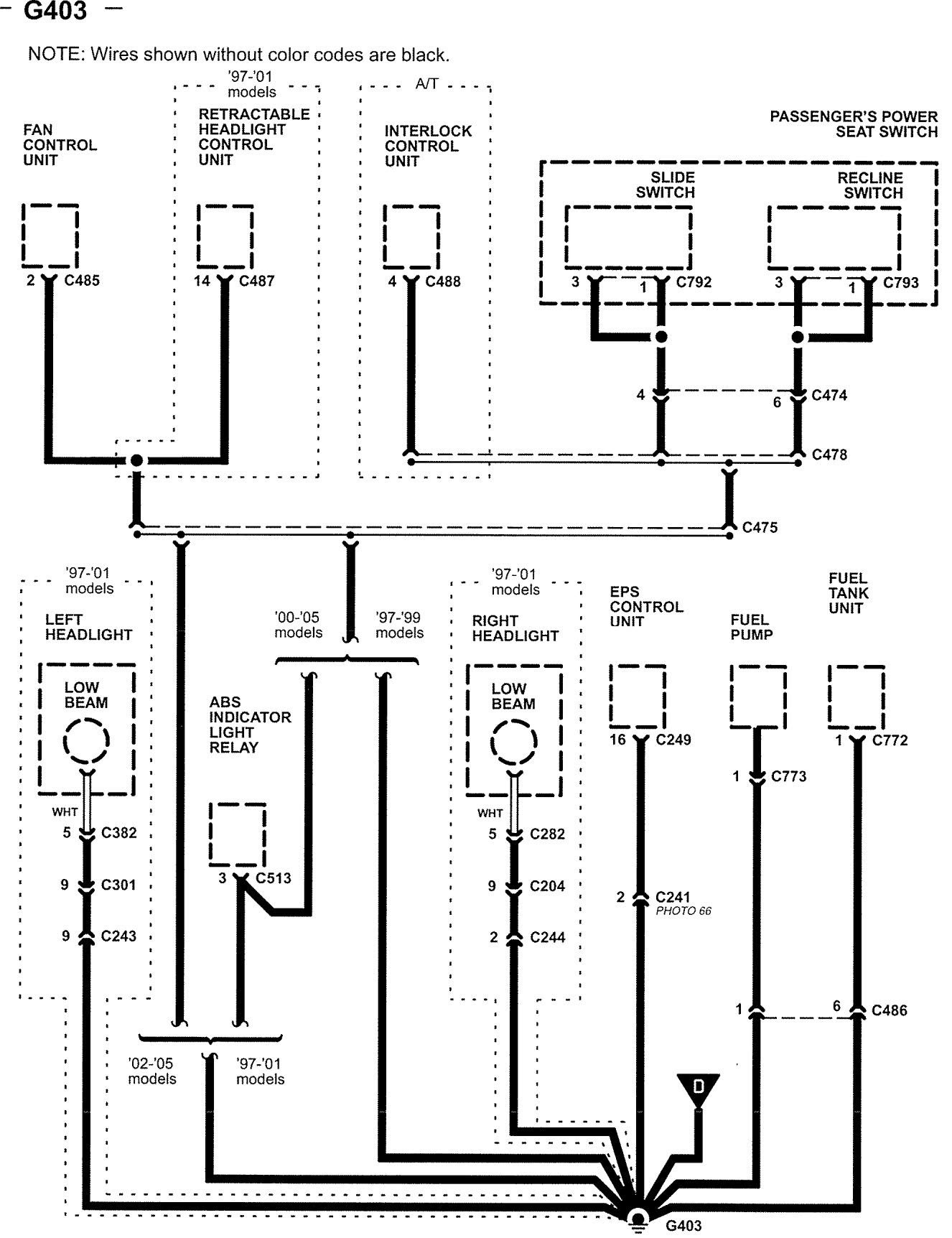 2005 Acura Mdx Fuse Box Diagram